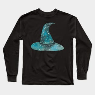 Watercolor Witch Hat Long Sleeve T-Shirt